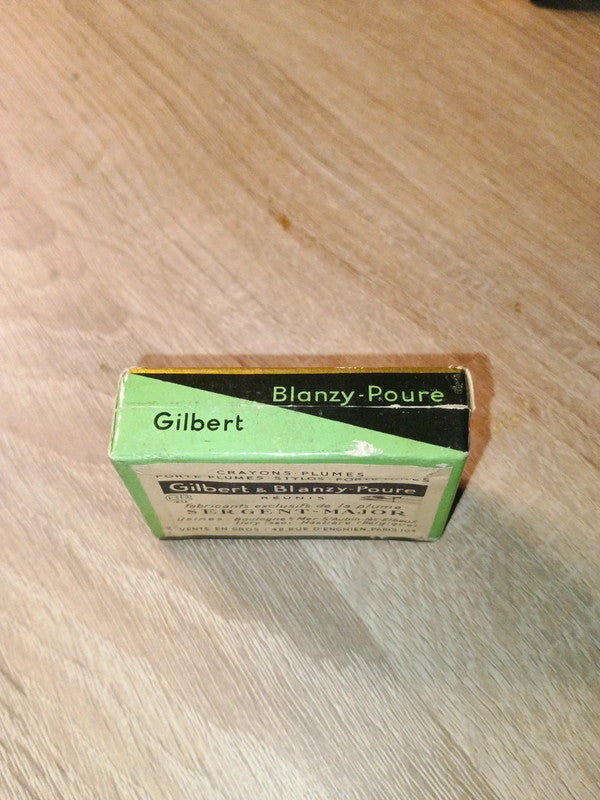 Belle boîte de 100 plumes neuve scellé n°2770 Gilbert et Blanzy-Poure bp1836