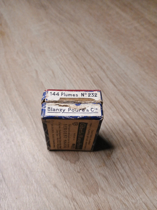 Rare Boite plume Blanzy Poure et Cie - boulogne sur mer