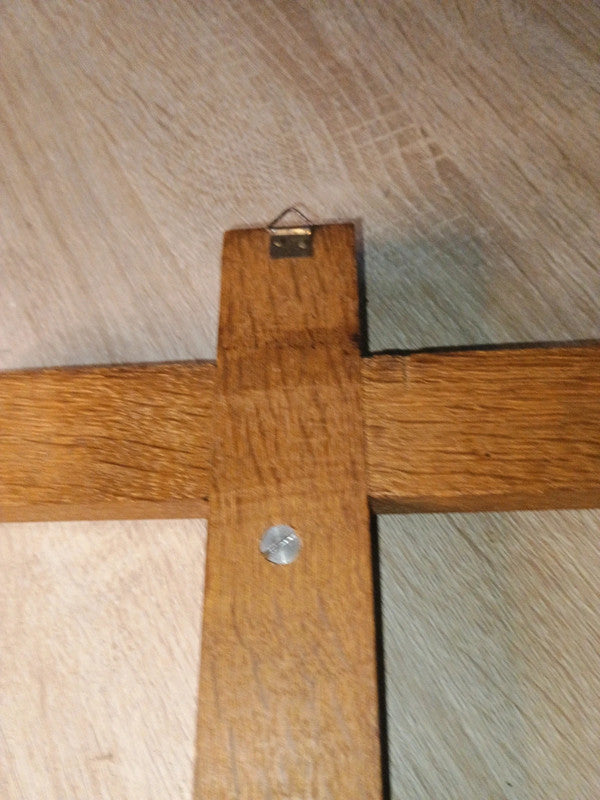 Crucifix croix en bois