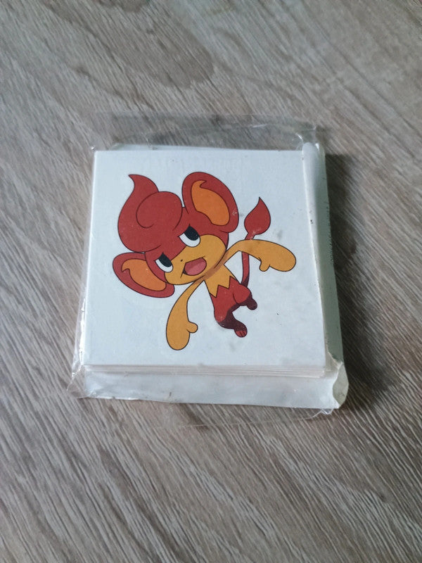 Lot de 20 tatouages tattoo aléatoire pokémon Pikachu 5 x 5 cm