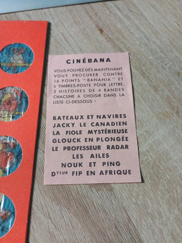 Appareil de projection publicitaire Banania + bande de projection 1960