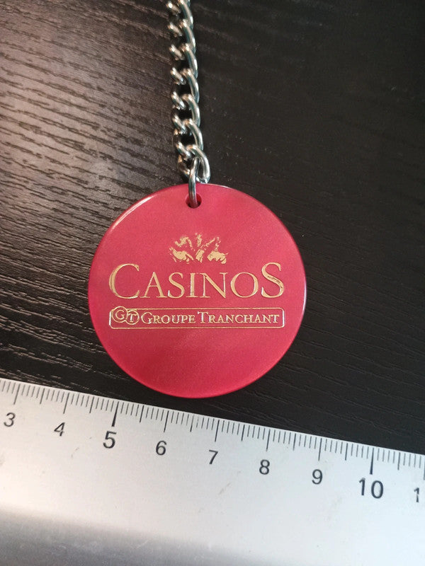 Porte clé Casinos groupe tranchant