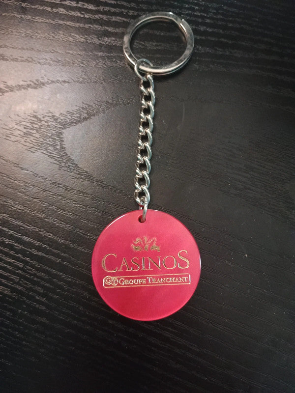Porte clé Casinos groupe tranchant