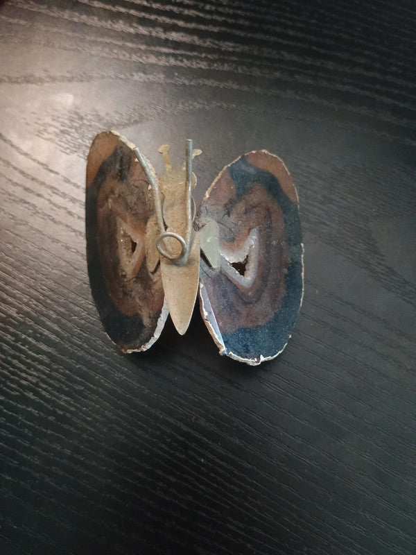 Papillon en pierre d'Agathe