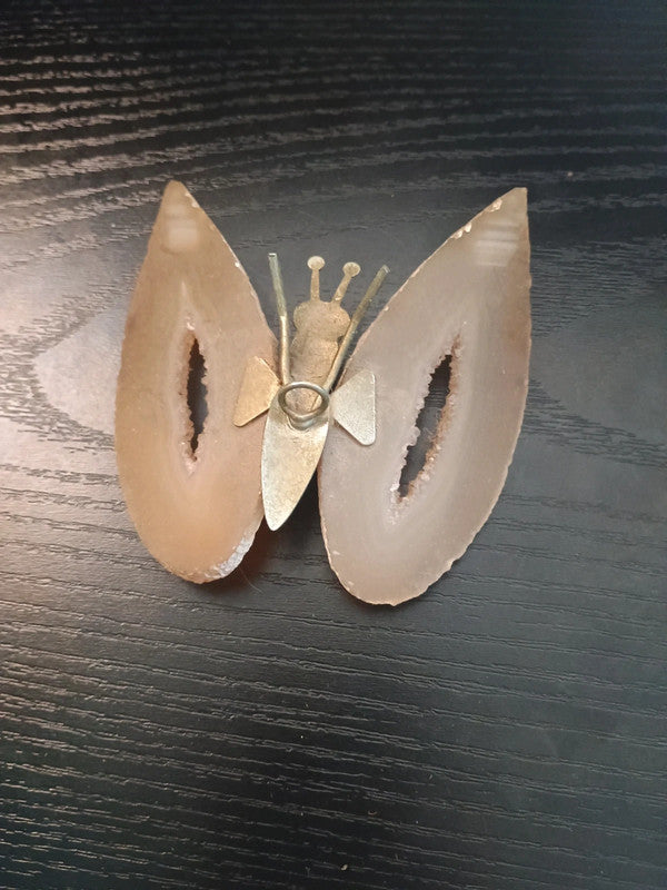 Papillon en pierre d'Agathe
