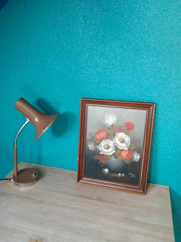 Antoon van Domburg Nature morte aux fleurs rouges et blanches Huile sur toile Pays-Bas 1920-1929