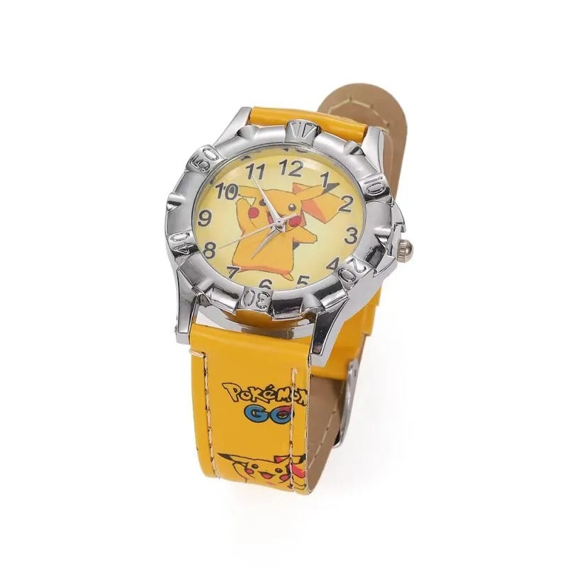 Montre Pokémon pour garçons et filles, dessin animé, boîte cadeau d'anniversaire pour enfants