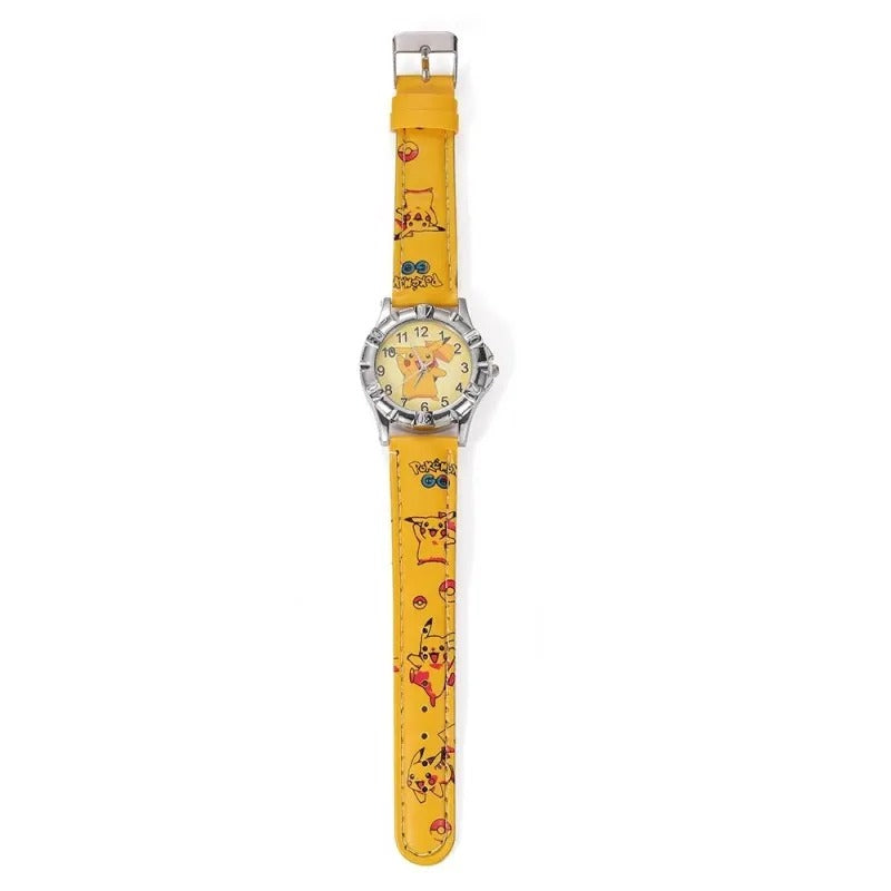 Montre Pokémon pour garçons et filles, dessin animé, boîte cadeau d'anniversaire pour enfants