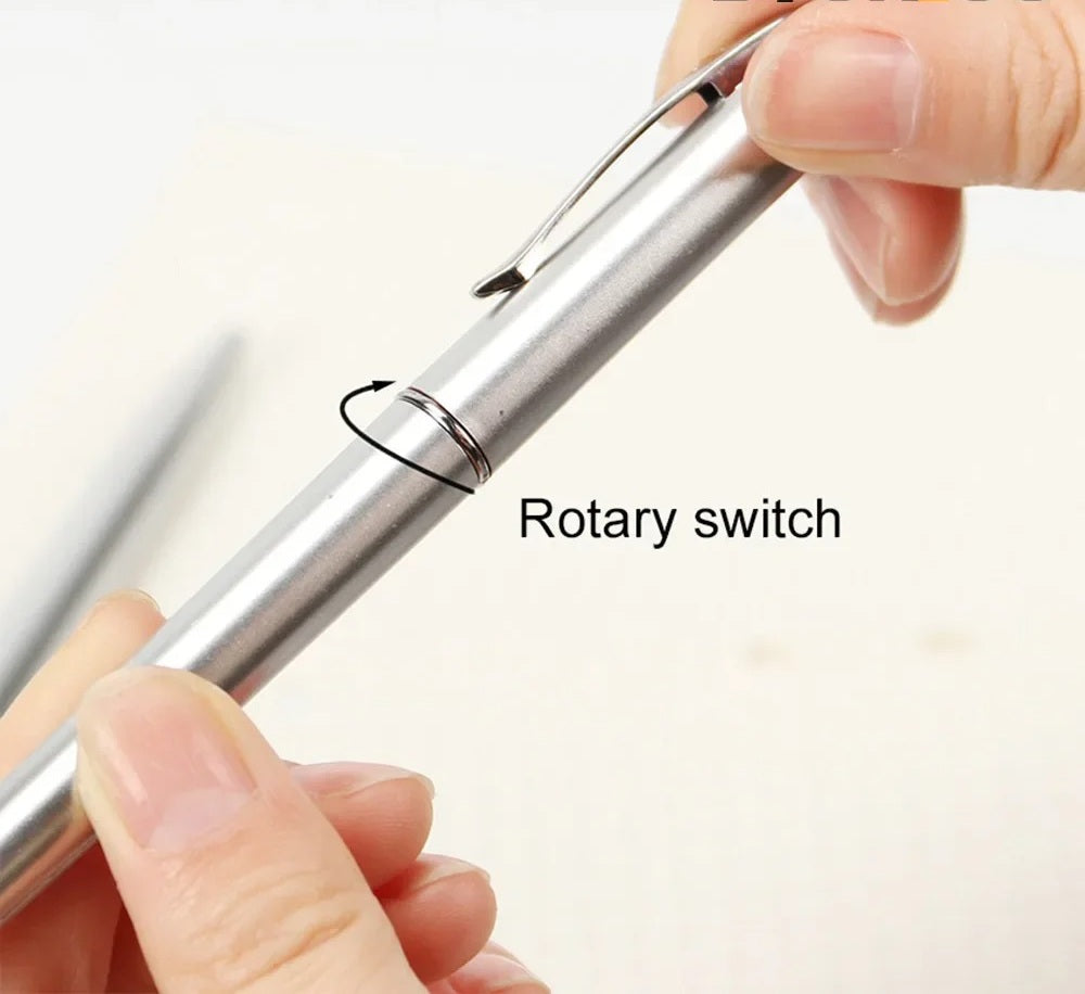 Stylo à encre Invisible, nouveauté, stylos à bille avec lumière Uv noir