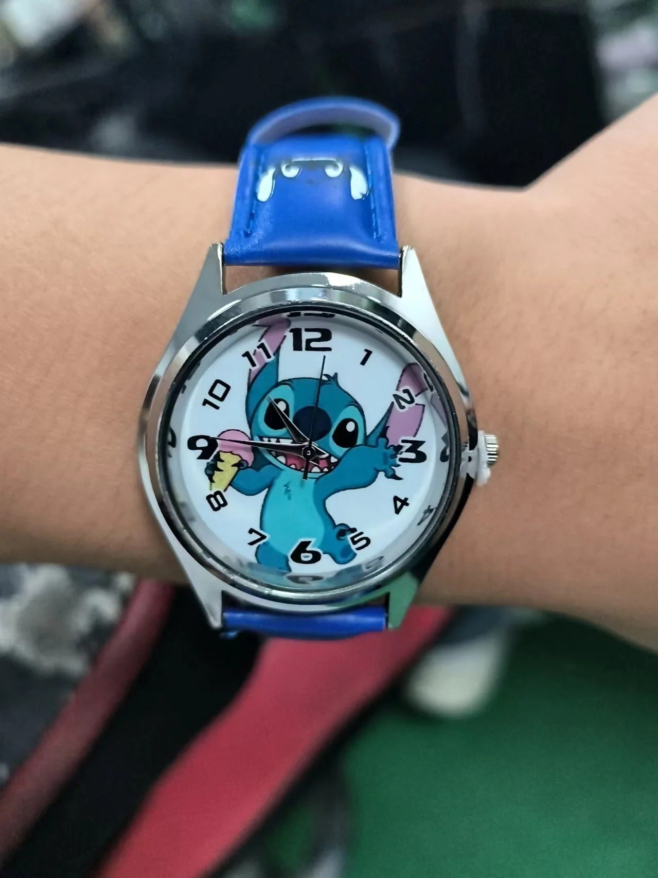 Coffret cadeau montre Stitch Disney Quartz ideal cadeau d'anniversaire mignon Girly coeur