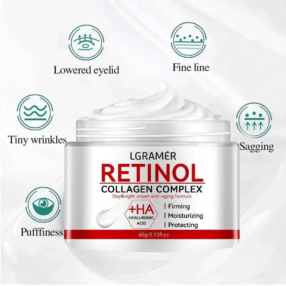 Crème raffermissante liftante au rétinol pour le visage