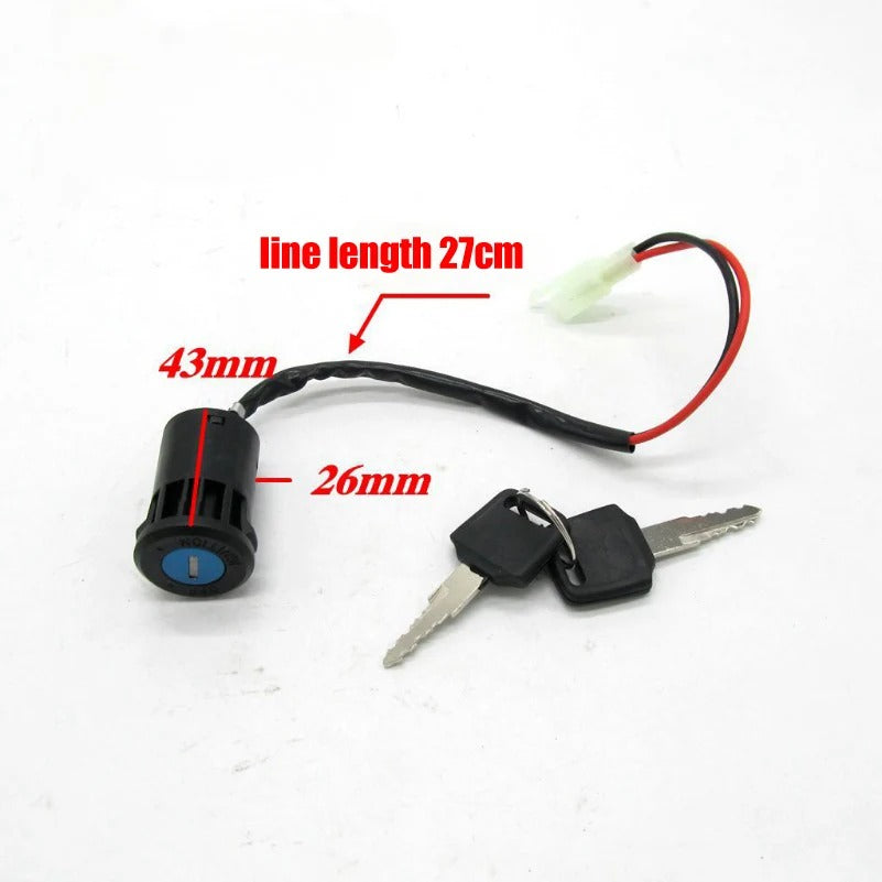 Allumage universel pour moto ou sccoter, serrure de porte électrique étanche, démarrage électrique, clé Atv pour Honda Yamaha Suziki