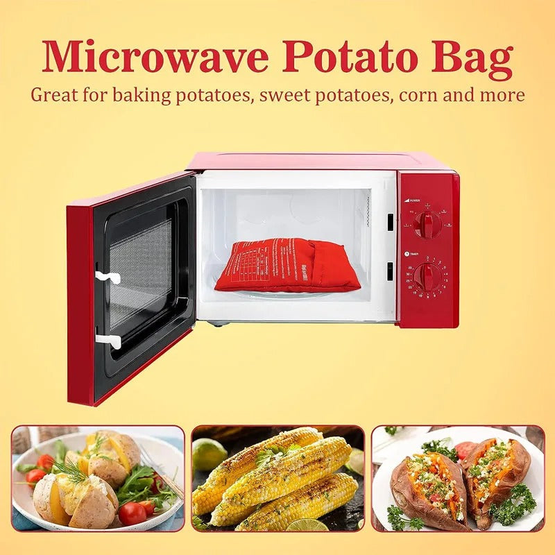 Sac de pommes de terre au micro-ondes réutilisable Express sac de cuisson 4 minutes