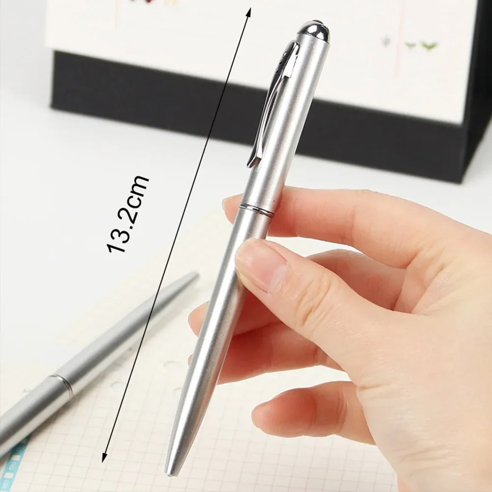 Stylo à encre Invisible, nouveauté, stylos à bille avec lumière Uv noir