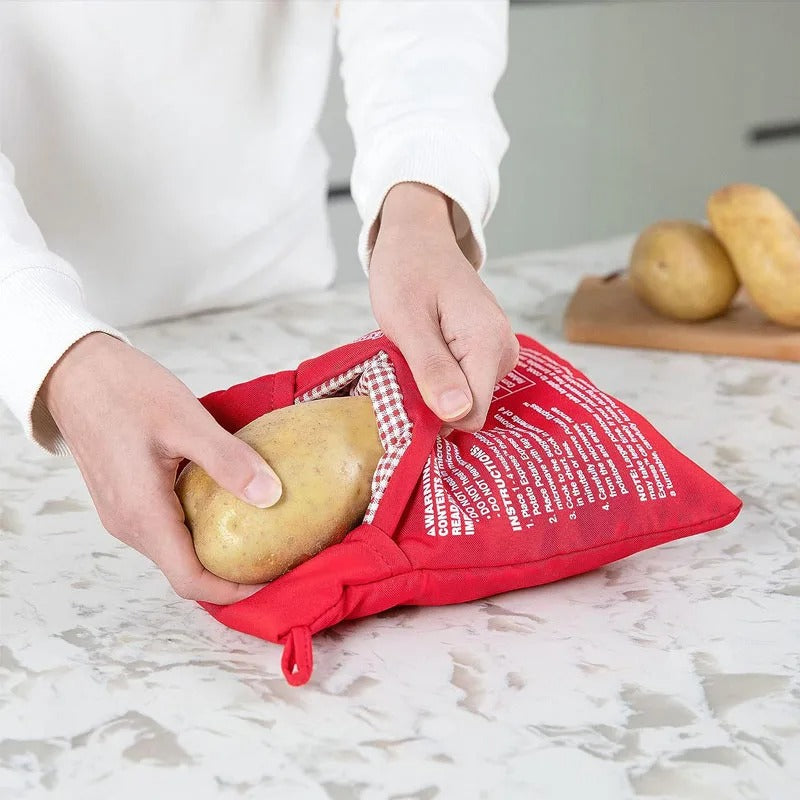Sac de pommes de terre au micro-ondes réutilisable Express sac de cuisson 4 minutes