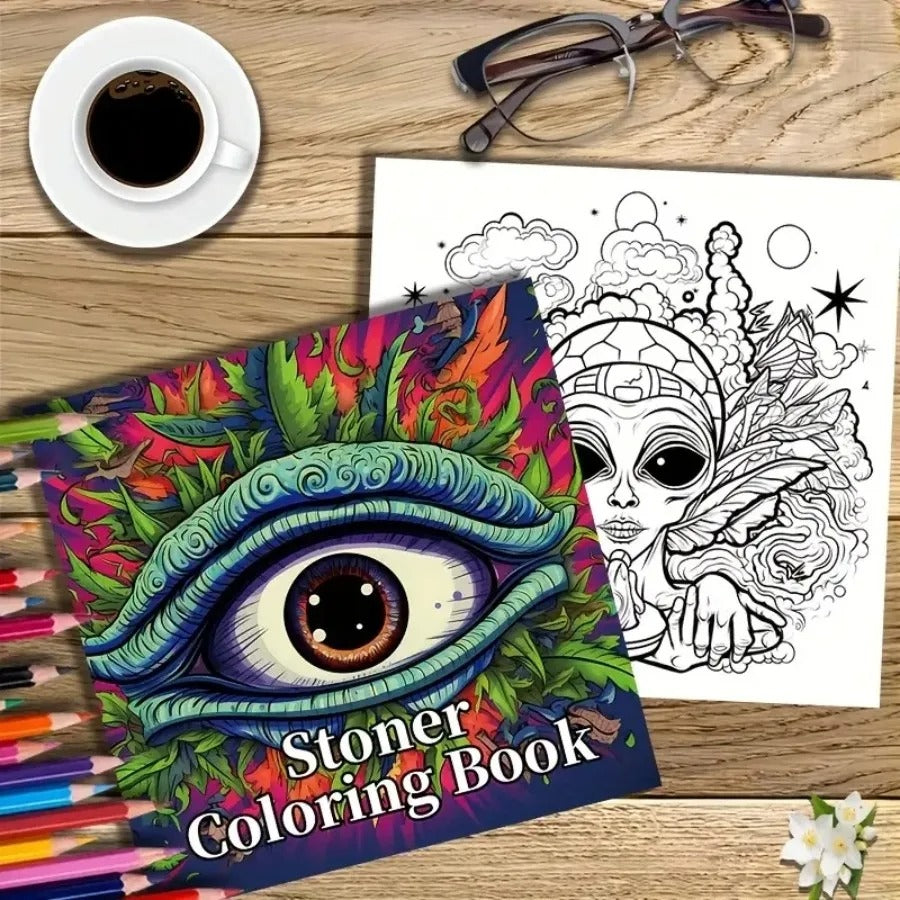 Livre de coloriage artistique Original, papier amélioré épais, 22 Pages, cadeau pour vacances, fête d'anniversaire, 1 pièce