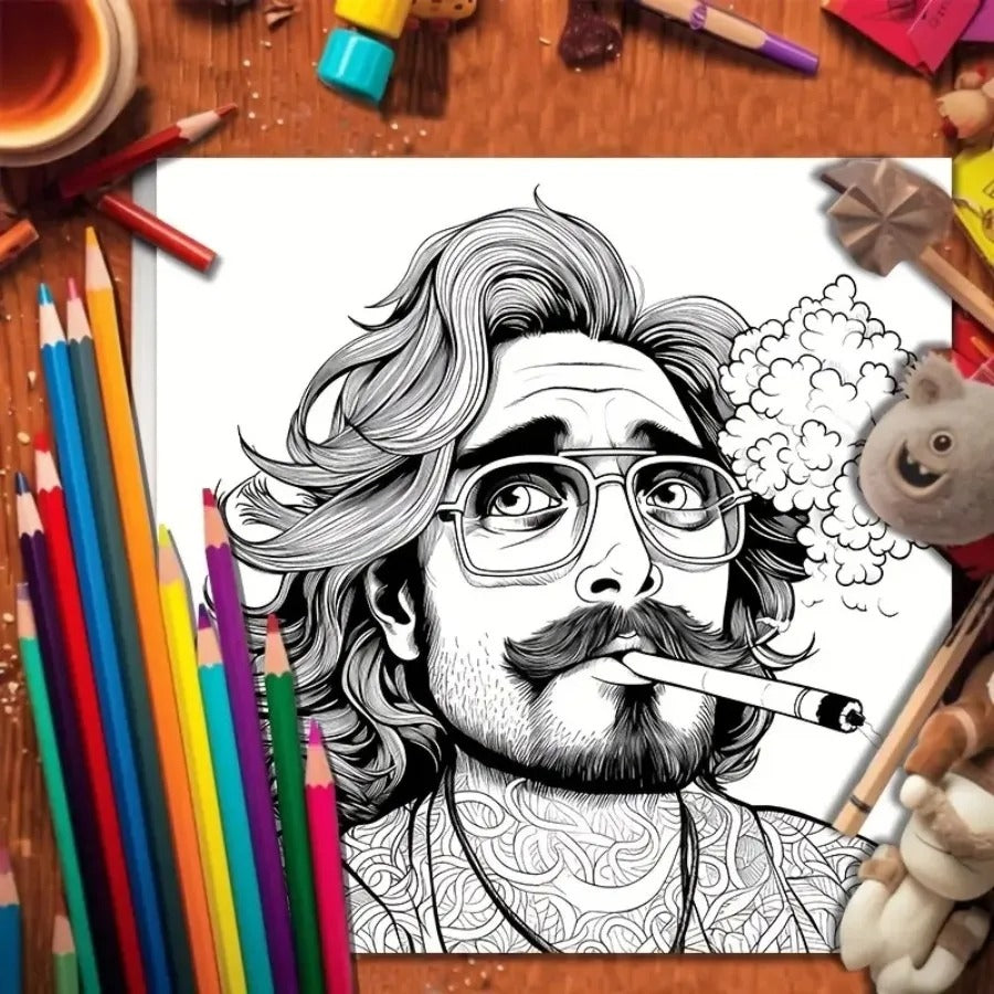 Livre de coloriage artistique Original, papier amélioré épais, 22 Pages, cadeau pour vacances, fête d'anniversaire, 1 pièce