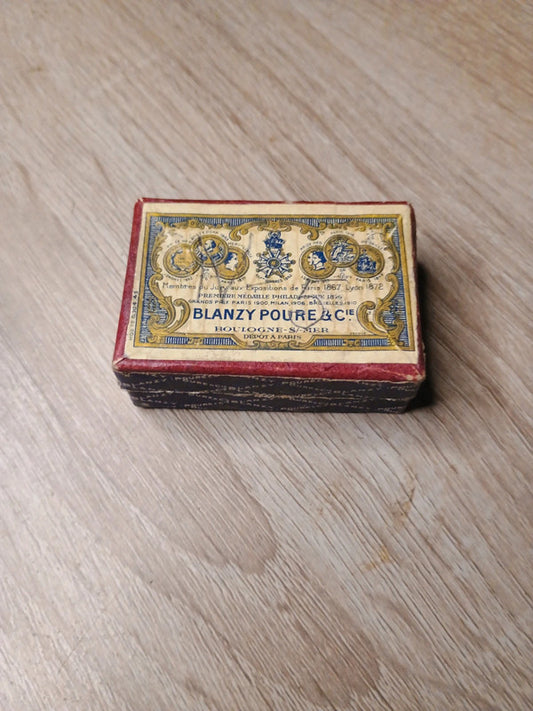Rare Boite plume Blanzy Poure et Cie - boulogne sur mer