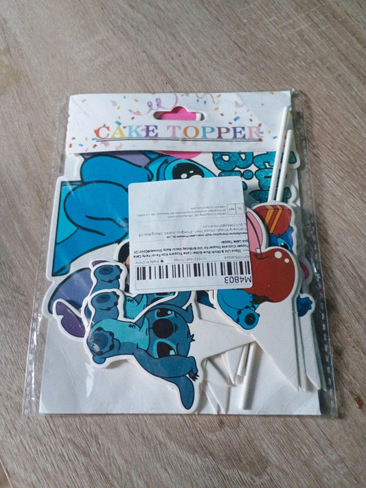Lot 25 PCS Lillo et stitch Disney pour gâteau d'anniversaire cake topper happy Birthday
