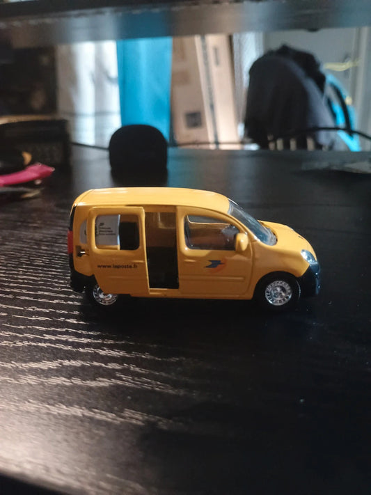 Miniature Norev Véhicule Kangoo la Poste avec porte coulissante