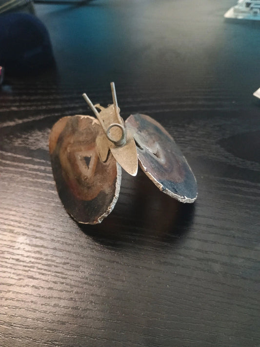 Papillon en pierre d'Agathe