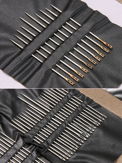 Aiguilles à coudre à la main en acier inoxydable 55 pièces - utilisées pour coudre des vêtements