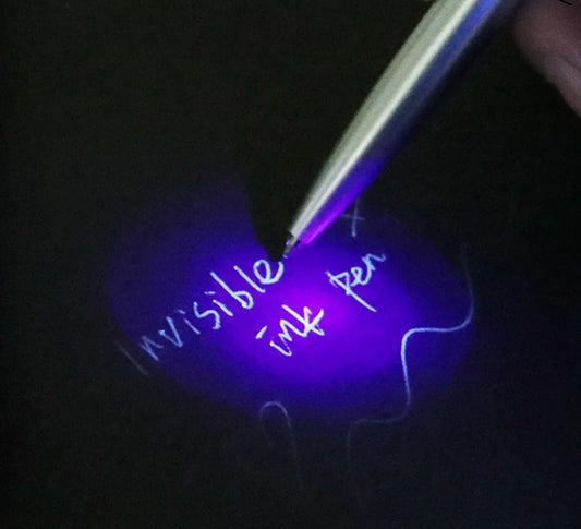 Stylo à encre Invisible, nouveauté, stylos à bille avec lumière Uv noir