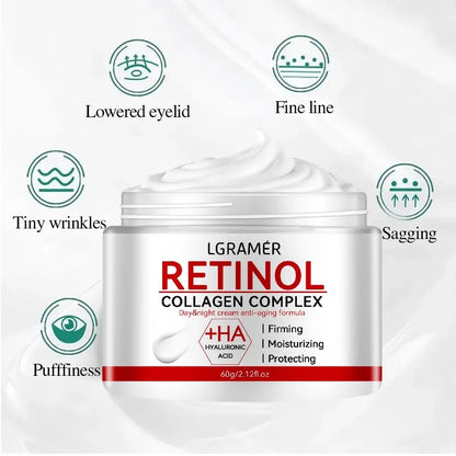 Crème raffermissante liftante au rétinol pour le visage