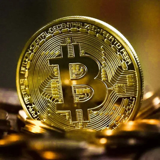 Pièce à collectionner Bitcoin BTC monnaie crypto-monnaie d'imitation
