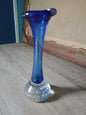 Bo Borgstrom & Aseda Glasbruk Sweden - Vase tulipe base bullée 1970s