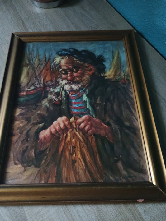 Magnifique peinture huile sur toile signée Ramon