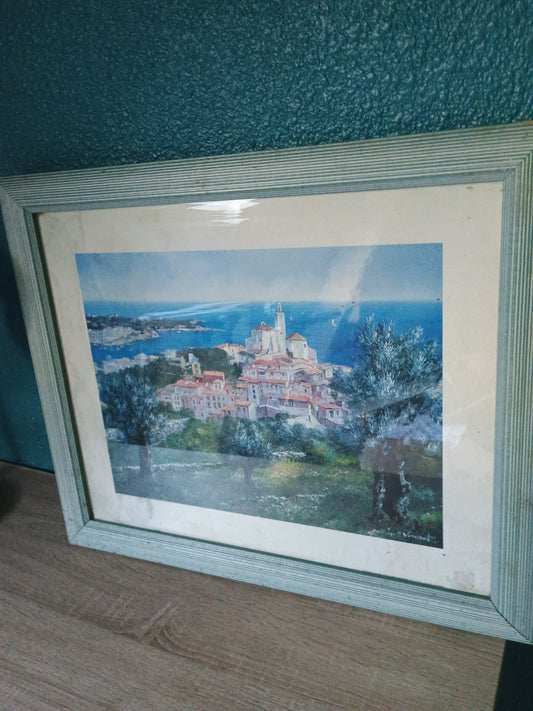 Reproduction peinture signée Vincent Atelier édition Jean-Louis Pons - cagnes sur mer